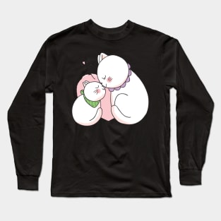 Love Mom And Baby Cat Long Sleeve T-Shirt